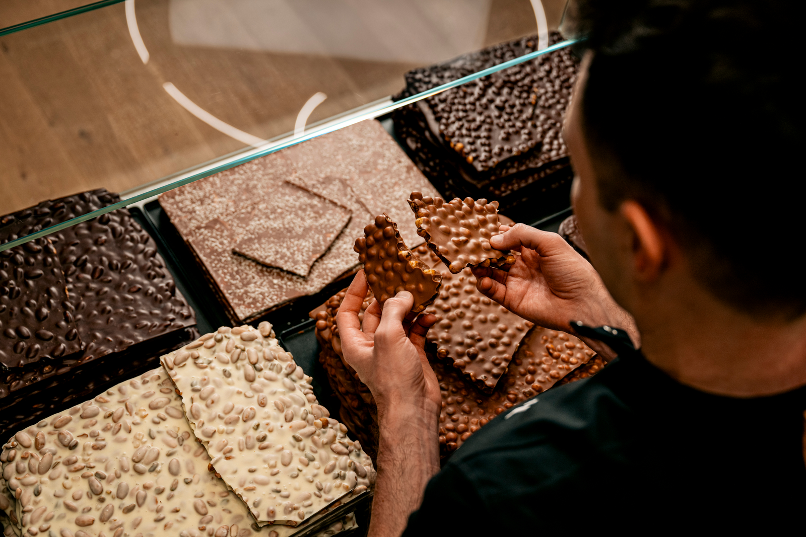 Le secret de notre chocolat Sa fraîcheur.