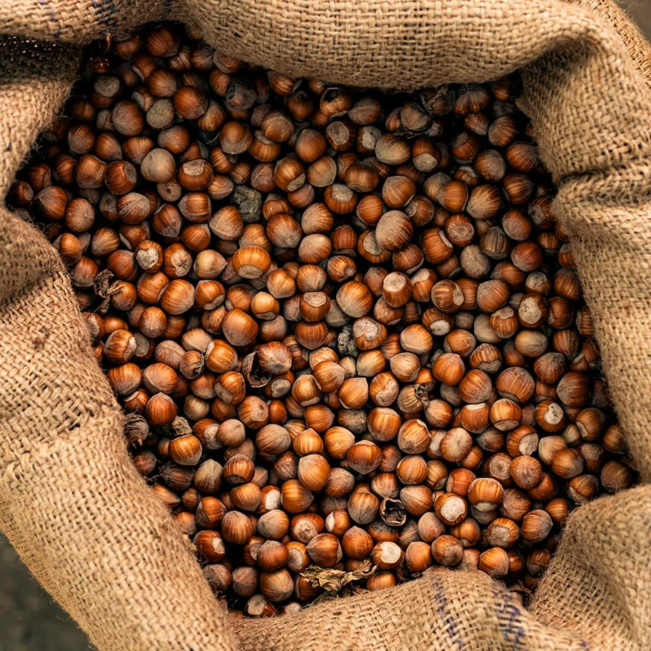 A l’époque, le commerce des noisettes était