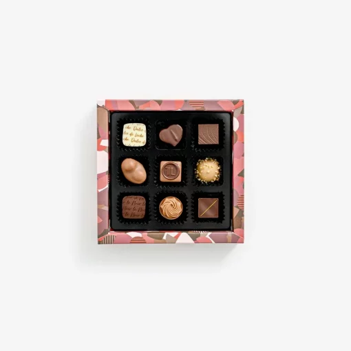 Mini Pralinés Selection boîte à 9 pcs