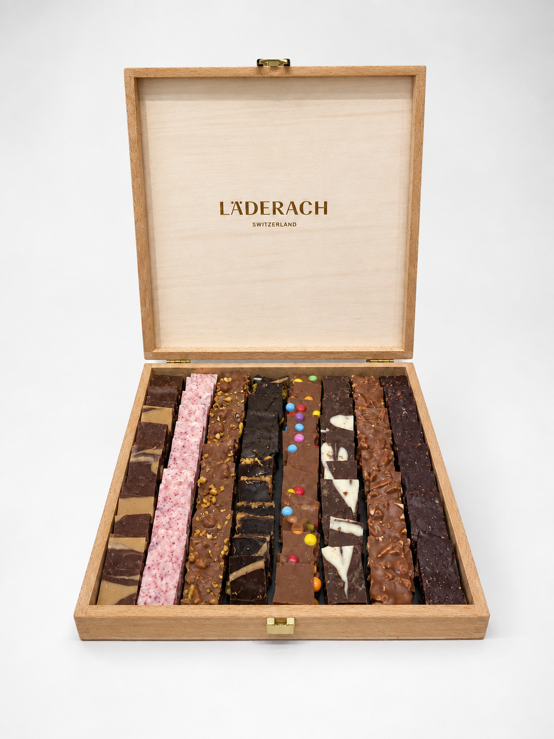 Assortiment FrischSchoggi - Coffret en Bois 0.6kg